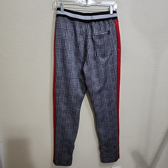 SCREENSHOT Mens Hip Hop Premium Slim Fit Track Pants Plaid Size Large. - Picture 11 of 11
